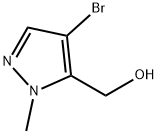 (4-溴-1-甲基-1H-吡唑-5-基)甲醇, 1276056-83-7, 结构式