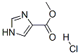 1H-咪唑-5-羧酸甲酯盐酸盐 结构式