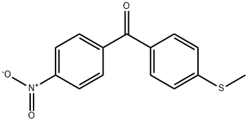 4-NITRO-4'-METHYLTHIOBENZOPHENONE 结构式