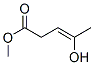 3-Pentenoic acid, 4-hydroxy-, methyl ester (9CI) 结构式