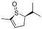 Thiophene, 2,3-dihydro-5-methyl-2-(1-methylethyl)-, 1-oxide, cis- (9CI) Structure