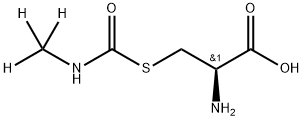 S-(N-Methyl-d3-carbamoyl)-L-cysteine,127633-26-5,结构式