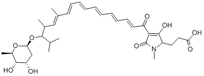 烯烃菌素,12764-54-4,结构式