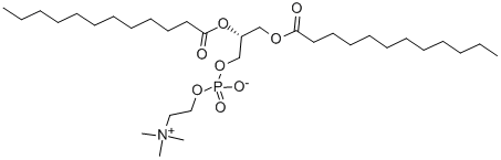 1,2-二月桂酰卵磷脂,127641-86-5,结构式