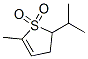 Thiophene, 2,3-dihydro-5-methyl-2-(1-methylethyl)-, 1,1-dioxide (9CI) Struktur