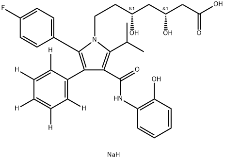 2-Hydroxy Atorvastatin-d5 Disodium Salt,1276537-19-9,结构式