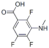 Benzoic acid, 2,4,5-trifluoro-3-(methylamino)- (9CI),127660-43-9,结构式