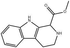 2,3,4,9-TETRAHYDRO-1H-BETA-CARBOLINE-1-CARBOXYLIC ACID METHYL ESTER,127661-45-4,结构式
