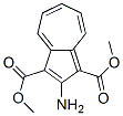 2-Amino-1,3-azulenedicarboxylic acid dimethyl ester Structure