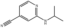 2-(isopropylamino)isonicotinonitrile 化学構造式