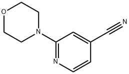 2-吗啉代异烟腈, 127680-91-5, 结构式