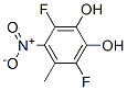 1,2-Benzenediol, 3,6-difluoro-4-methyl-5-nitro- (9CI),127685-84-1,结构式