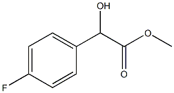 2-(4-氟苯基)-2-羟基乙酸甲酯 结构式