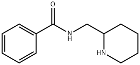 N-[(哌啶-2-基)甲基]苯甲酰胺 结构式