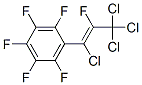 (1,3,3,3-Tetrachloro-2-fluoro-1-propenyl)pentafluorobenzene Structure