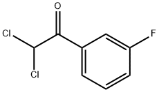 Ethanone, 2,2-dichloro-1-(3-fluorophenyl)- (9CI) Struktur