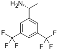 (R)-1-[3,5-ビス(トリフルオロメチル)フェニル]エチルアミン 化学構造式