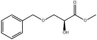 (S)-3-苄氧基-2-羟基丙酸甲酯, 127744-28-9, 结构式