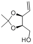 (4R,5S)-(2,2-DIMETHYL-5-VINYL-1,3-DIOXOLAN-4-YL)METHAN-1-OL Struktur
