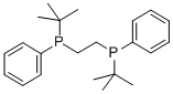 (1R,2R)-BIS[TERT-BUTYL(PHENYL)PHOSPHINO]ETHANE Structure