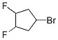 Cyclopentane, 4-bromo-1,2-difluoro- (9CI) Structure