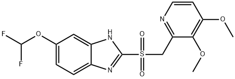 127780-16-9 5-ジフルオロメトキシ-2-[[(3,4-ジメトキシ-2-ピリジニル)メチル]スルホニル]-1H-ベンゾイミダゾール