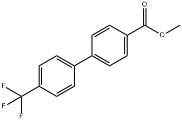 4'-(トリフルオロメチル)[1,1'-ビフェニル]-4-カルボン酸メチル 化学構造式