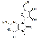 7,8-dihydro-7-methyl-8-thioxoguanosine Struktur