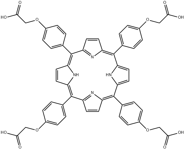 5,10,15,20-四(4-碳甲氧基苯基)- 21H,23H-卟啉,127812-08-2,结构式