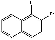6-bromo-5-fluoroquinoline hydrochloride Struktur