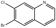 6-ブロモ-7-クロロキノリン 化学構造式