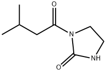 2-Imidazolidinone,  1-(3-methyl-1-oxobutyl)- 结构式