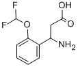 3-AMINO-3-(2-DIFLUOROMETHOXYPHENYL)-PROPIONIC ACID Struktur