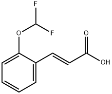 3-[2-(DIFLUOROMETHOXY)PHENYL]ACRYLIC ACID|(2E)-3-[2-(二氟甲氧基)苯基]丙-2-烯酸