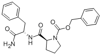 Z-PRO-PHE-NH2 化学構造式