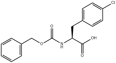 CBZ-L-4-氯苯丙氨酸, 127888-10-2, 结构式