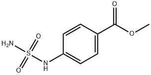 Benzoic acid, 4-[(aminosulfonyl)amino]-, methyl ester (9CI) 化学構造式