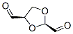 1,3-Dioxolane-2,4-dicarboxaldehyde, (2R,4R)- Struktur