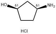 (1R,3S)-3-氨基环戊醇盐酸盐,1279032-31-3,结构式