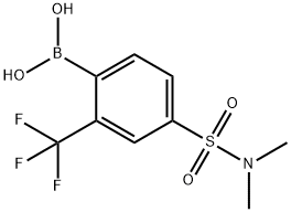 4-(N,N-Dimethylsulfamoyl)-2-trifluoromethylphenylboronic acid