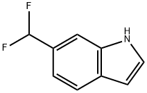 6-(二氟甲基)吲哚,127956-27-8,结构式