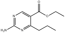 ETHYL 2-AMINO-4-PROPYLPYRIMIDINE-5-CARBOXYLATE Structure