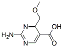 5-Pyrimidinecarboxylic acid, 2-amino-4-(methoxymethyl)- (9CI) Structure