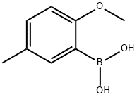 2-Methoxy-5-methylphenylboronic acid Structure