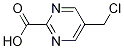 5-chloroMethyl-pyriMidine-2-carboxylic acid,1279816-04-4,结构式