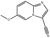 IMidazo[1,2-a]pyridine-3-carbonitrile, 6-Methoxy- Struktur