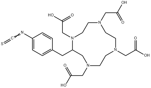 1,4,7,10-Tetraazacyclododecane-1,4,7,10-tetraacetic acid, 2-[(4-isothiocyanatophenyl)methyl]-