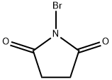 N-溴代琥珀酰亚胺,128-08-5,结构式