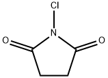 N-氯代琥珀酰亚胺,128-09-6,结构式