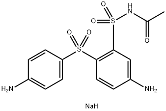 磺胺苯砜钠, 128-12-1, 结构式